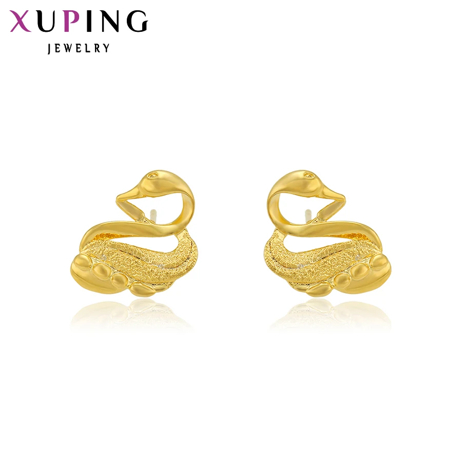 Xuping роскошный подарок на день Святого Валентина, очаровательные позолоченные серьги для женщин, украшение-гвоздик, серьги, акция 28456