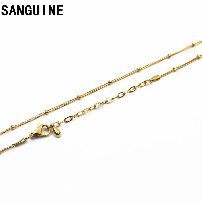 

10pcs/lot coffee brown 50cm Stainless Steel beads chain Necklace For Floating Glass Locket Chains Women Fashion Necklace Making