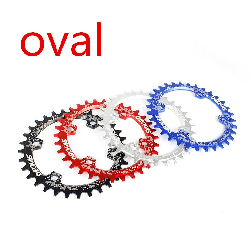 DECKAS овальная система для велосипеда MTB Chainring 32 T-38 T цепь кольцо велосипедная цепь круг одна пластина для 11 скоростей M7000 M8000 M9000 Кривошип