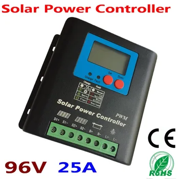 

96V Solar Panel Battery Solar PV system Charge Controller 25A with LCD Display,,home use 25 amp 96V Solar controller system
