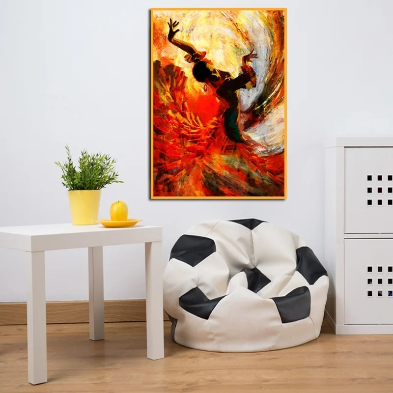 

Abstract Dancing Women Art Oil Painting on Canvas Unframed Wall Hanging Poster for Home Decoration