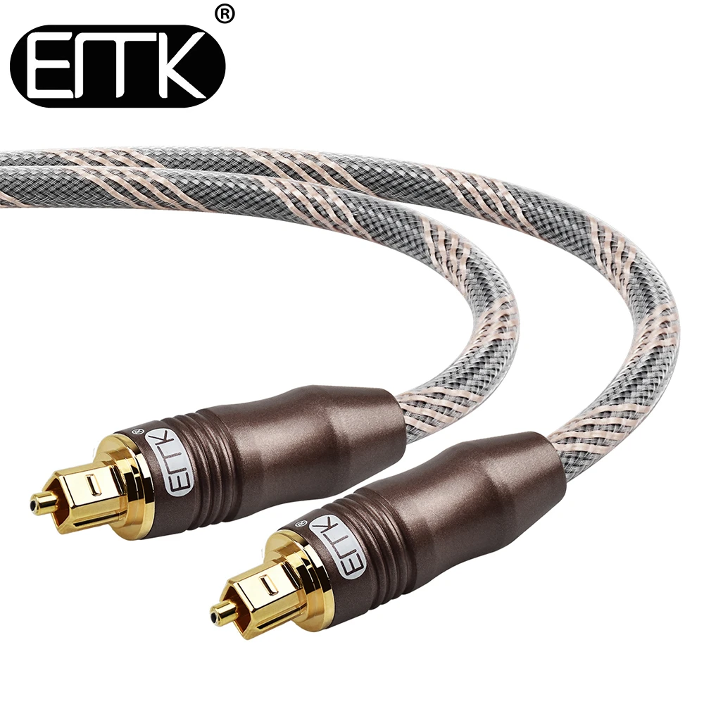 

EMK Optical Audio Cable Digital Toslink Cable Toslink Male to Male SPDIF Cable 1m 2m 3m 5m 10m 15m