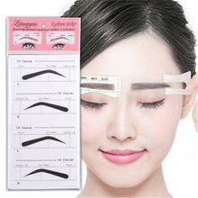 10 шт. трафареты для бровей трафареты для создания формы бровей Уход за лошадьми принадлежности для ухода за бородой набор инструментов для макияжа