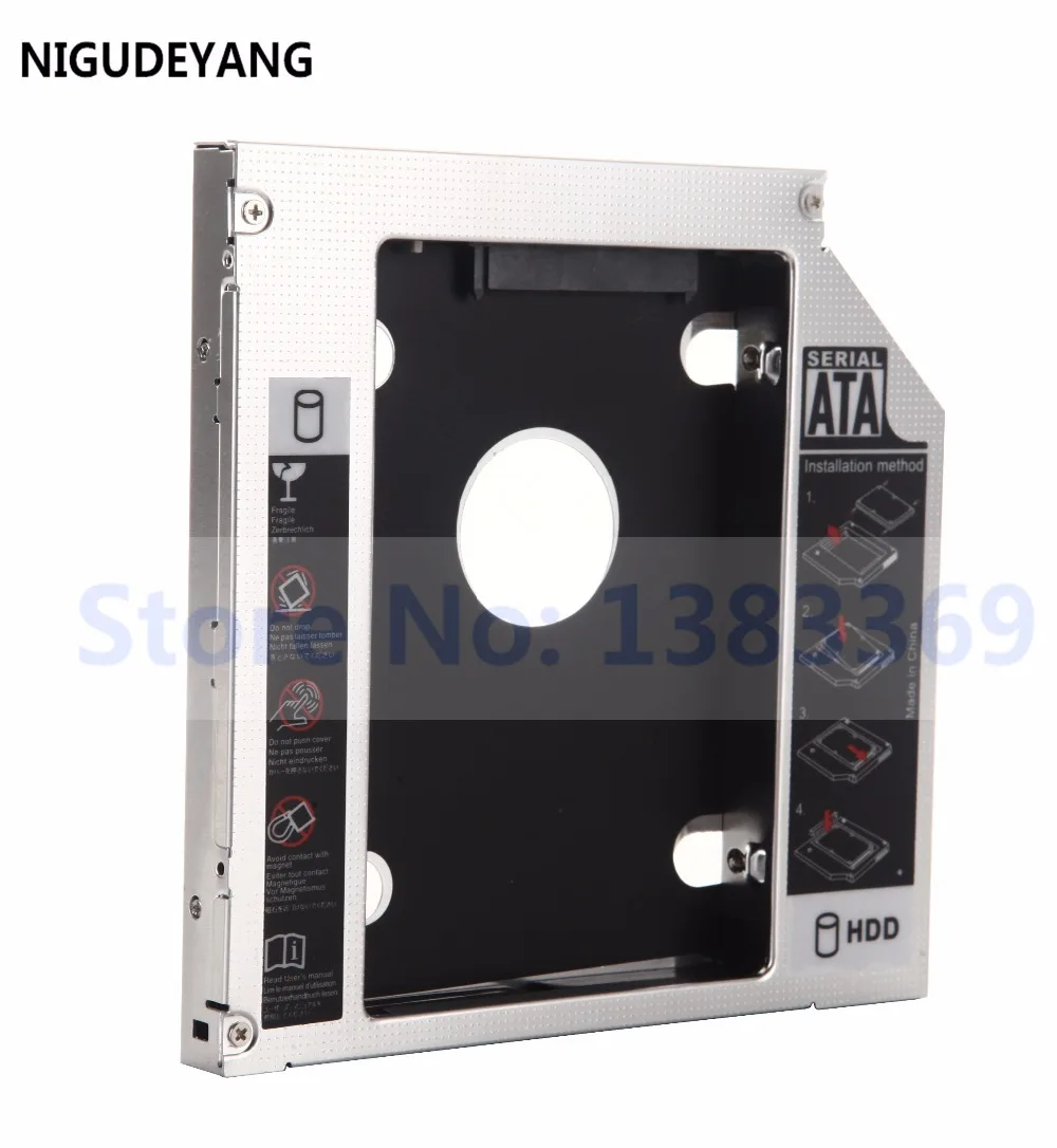 Nigudeyang 2nd жесткий диск HD SSD Caddy адаптер для HP Envy dv6-7246us dv6-7352 замены ds8a8sh