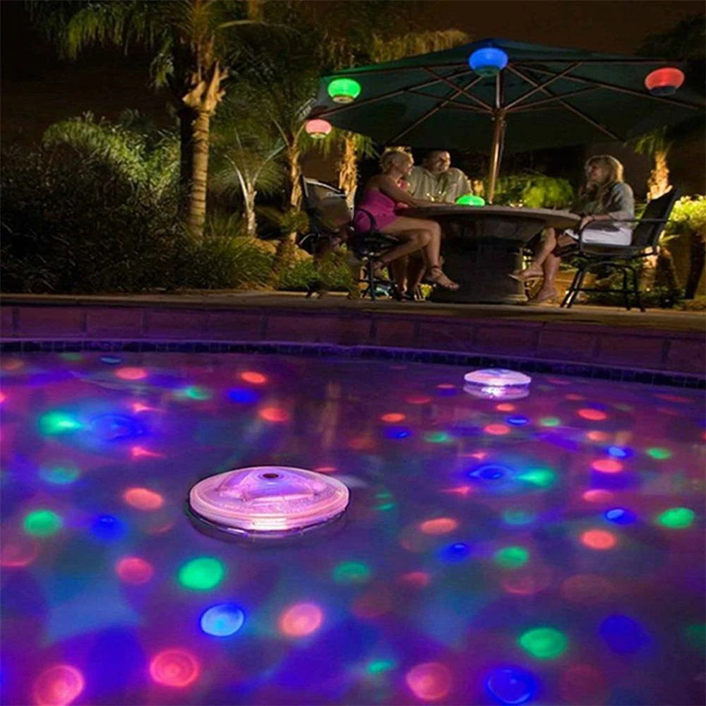 floating disco pool light