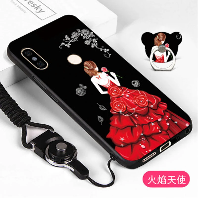 Чехлы для телефонов Xiaomi Mi 6X чехлы с мультяшным рисунком прозрачный чехол мягкий