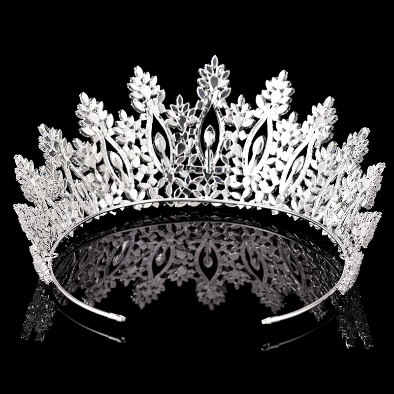 Bridal Hair Accessories Tiaras And Crowns HADIYANA Classic New Fashion Design Anniversary Wedding Women BC5070 Corona Princesa