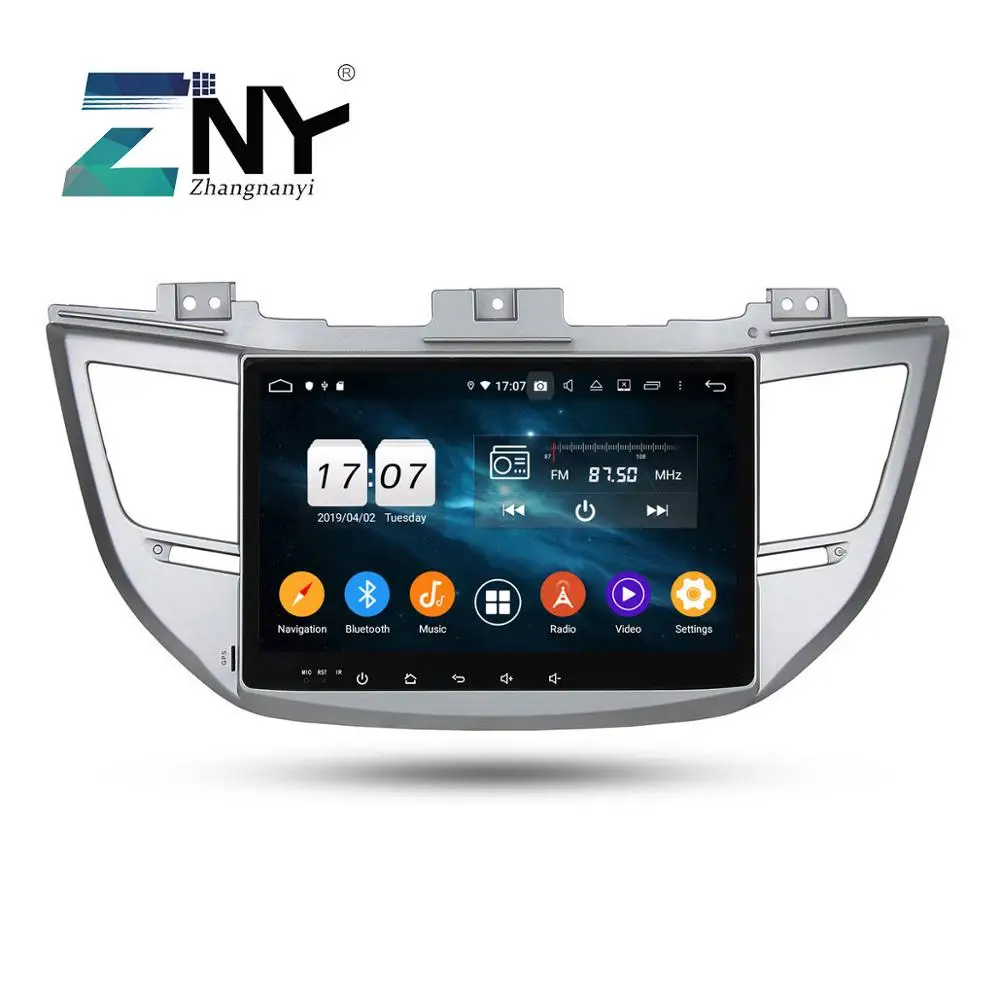 10 1 &quotips Android 9 0 автомобильный Стерео Авторадио для hyundai Tucson IX35 2015 2016 2017 2 Din FM RDS