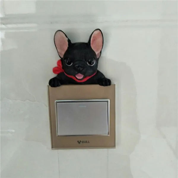 French Bulldog cute puppy dogs resin switch stickers fridge magnets - Buyer's Show 9