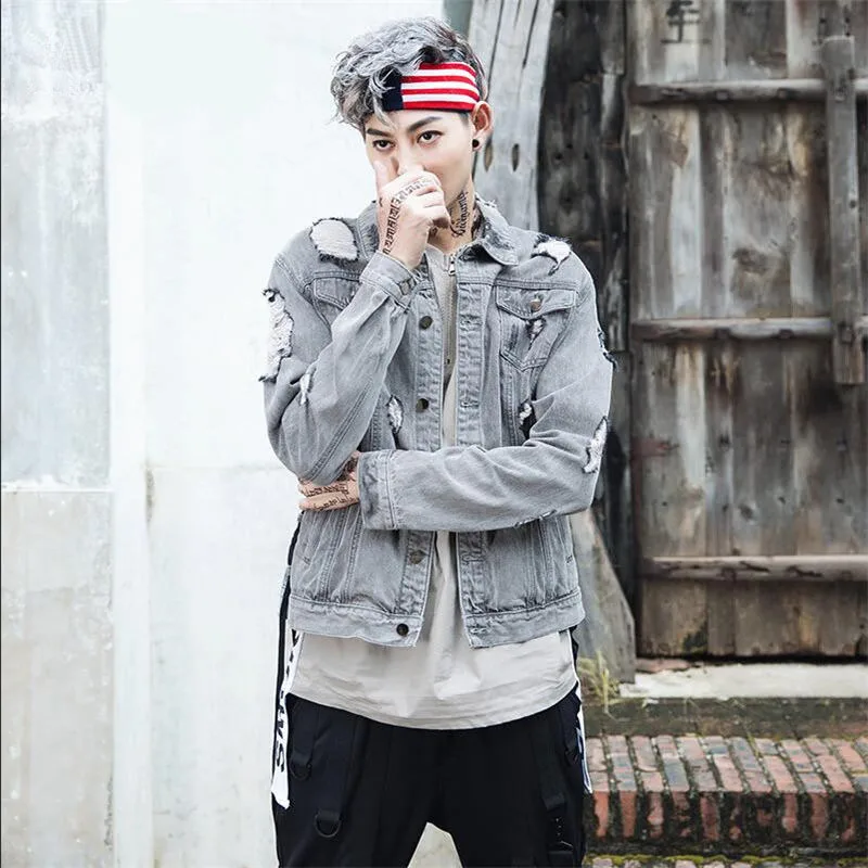 

New Winter Jacket For Men Vintage Denim Jacket Fashion Slim Fit Mens Jeans Jacket Warm Cowboy Male Coat Outerwear A5128