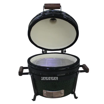

16 inch Ceramic Ourdoor BBQ Grill Charcoal Wood-Burning Stove Portable Barbecue Grill excellent insulation Pizza Oven AU-16M