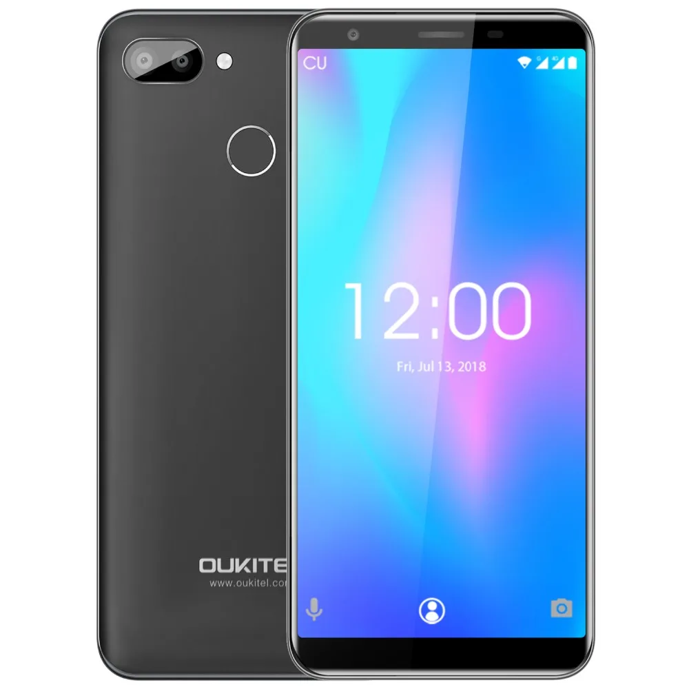 OUKITEL C11 Pro 5,5 дюймов 18:9 дисплей Android 8,1 мобильный телефон четырехъядерный 3G ram 16G rom 4G LTE 3400mAh 8.0MP смартфон