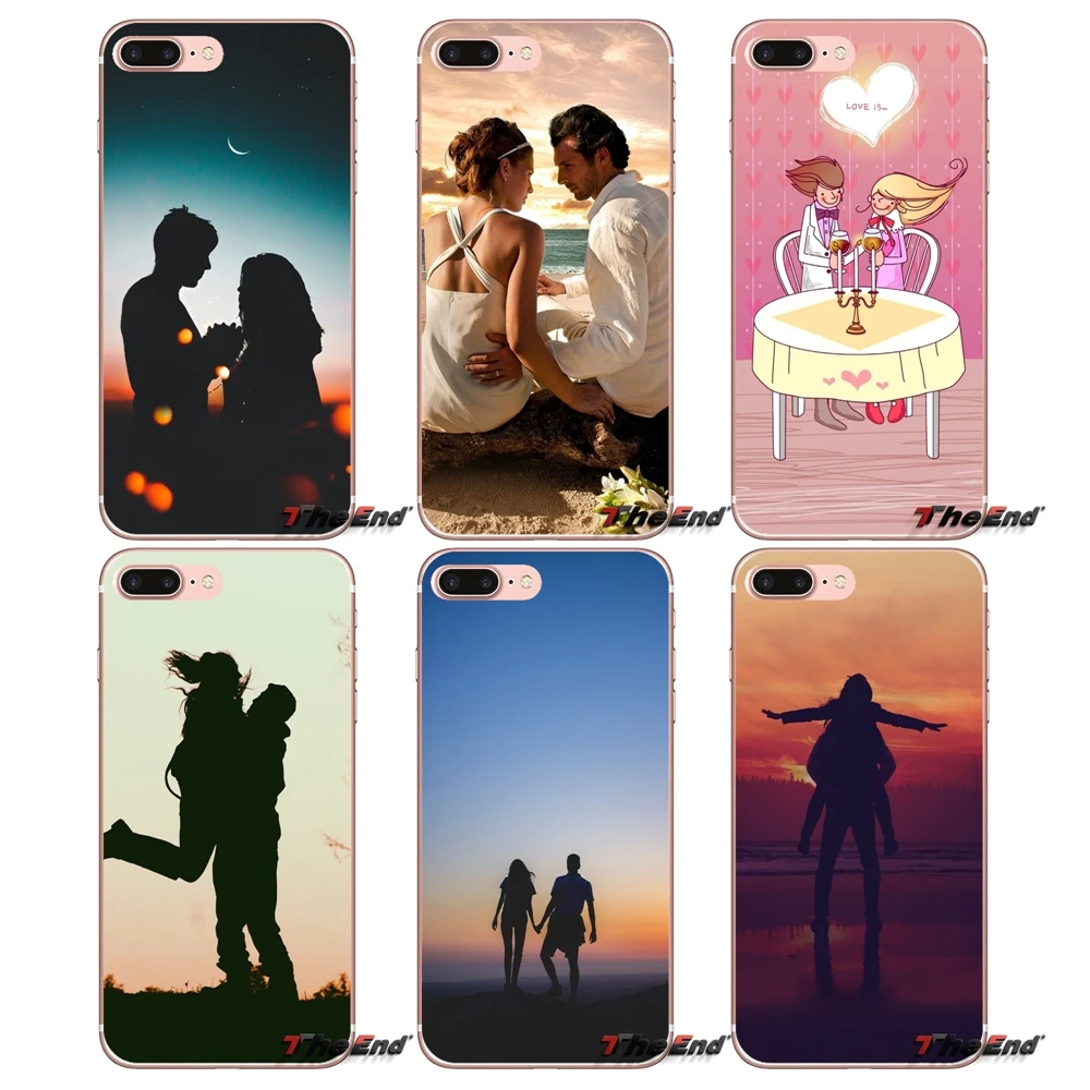 Для samsung Galaxy S2 S3 S4 S5 мини S6 S7 край S8 S9 плюс Примечание 2 3 4 5 8 coque Fundas Мода Пара Love