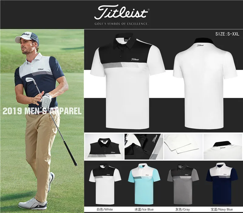 

W2019 Golf T-shirt spring and summer golf jersey short-sleeved soft and quick-drying Golf T-shirt free shipping