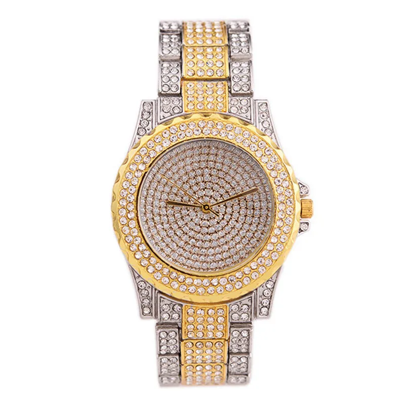 

Luxury Brand High-Grade Women Bangle Dress Gifts Watch Sky Stars Full Students Pearl Chain Watches Lady Business Clock
