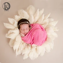Don& Judy Новое поступление! ручная работа чистая шерсть лиса-щетка стиль новорожденный фотография одеяло диаметр 65 см подарок для душа ребенка