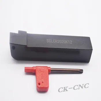 

SCLCR2020K12 20*20*125mm 80degreeCNC Lathe External Cutting Tool Right Holder For CC**1204 inserts