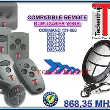 Teckentrup D321-868, D313-868, D302-868, D304-868, D323-868, команда 131-868 дистанционного замена