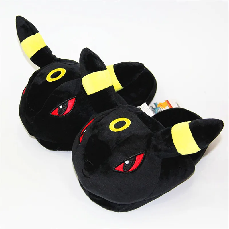 

Anime Cartoon Unisex Pokeball Eevee Umbreon Plush Toys Slippers Warm Men Woman Slippers Indoor Slipper free size