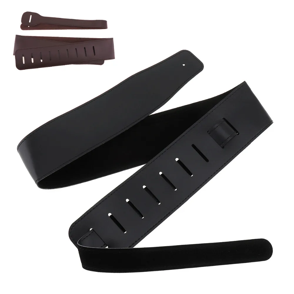 

Adjustable Guitar Strap Belt PU Leather Acoustic Folk Electric Bass Guitar Belt Musical Instruments Parts & Accessories