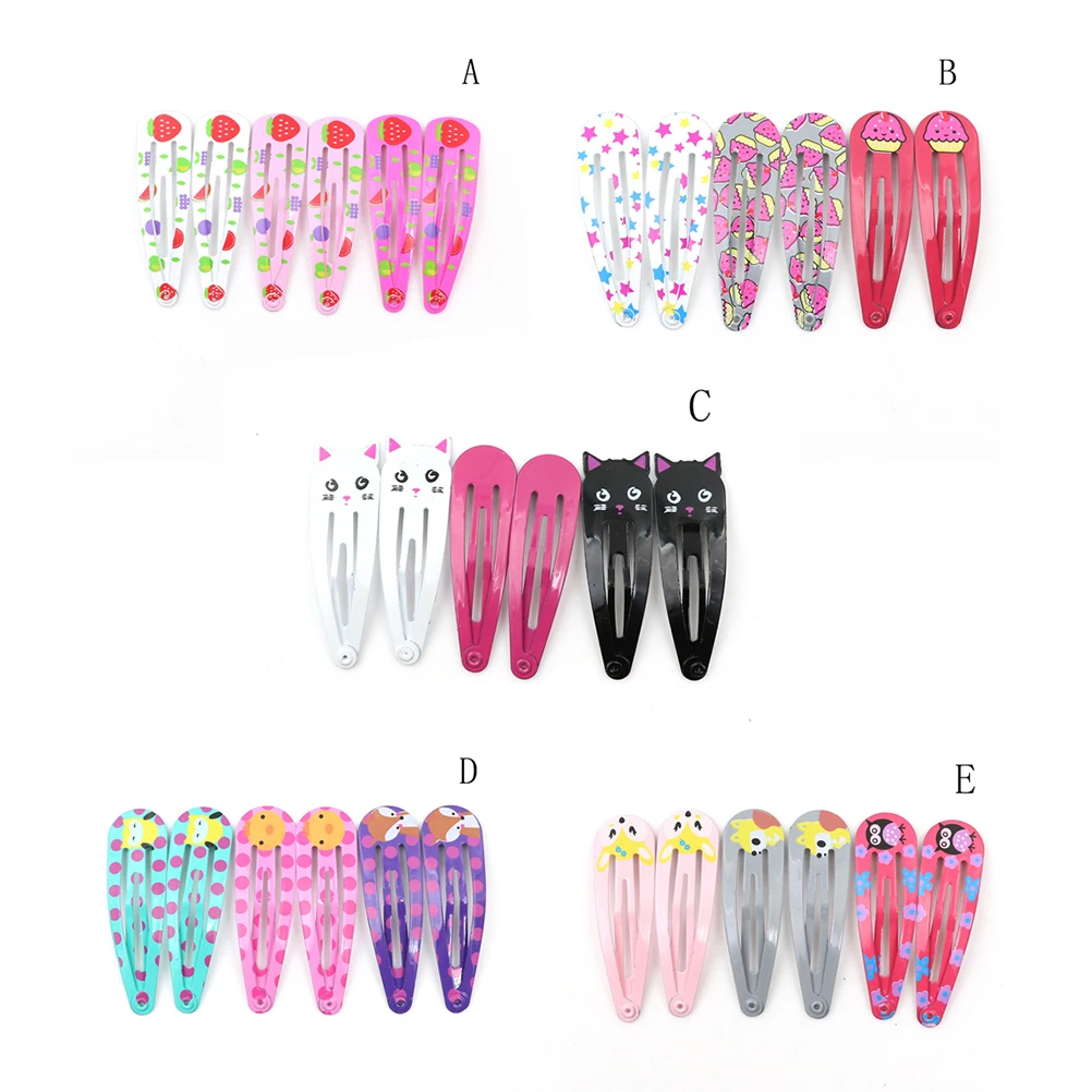 

Colorful Headbands Kids Hairgrips 3Pairs Children Cute Star Cat Fox Dot Snap Hair Clips Barrettes Girls Hairpins5 Styles