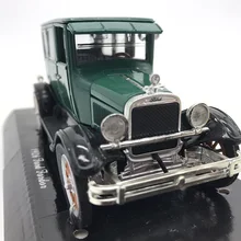 1:32 Классическая копия 1926 FORD FORDOR Классическая Коллекционная модель автомобиля Ретро темно-зеленый сплав литье под давлением игрушечный автомобиль