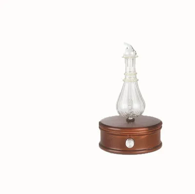 

New 7 color atomized essential oil perfume aroma wood grain glass diffuser hot spring time difusor de ambientes aromaterapia