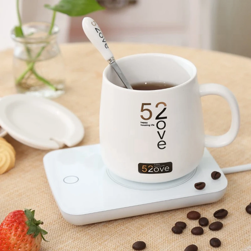 

Coffee Mug Warmer with Automatic Shut Off for Office Home Use, Beverage Warmer Cup Plate Accessories for Milk Tea Coffee Warm