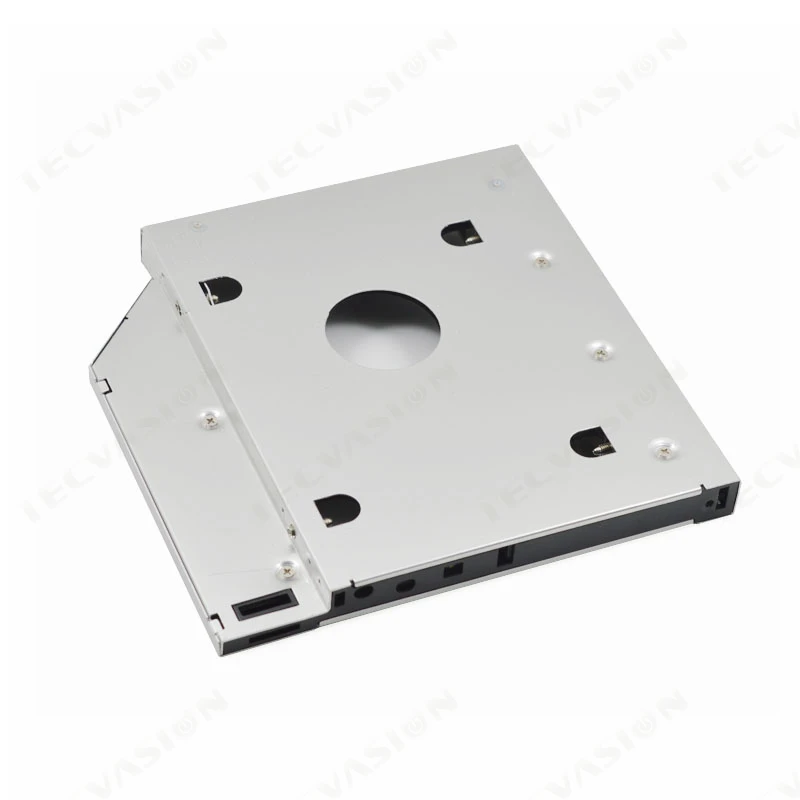 Универсальный алюминиевый металлический материал 12 7 мм 2 й HDD Caddy SATA к 5 &quotSSD чехол