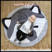 95 см мультфильм Fox baby Одеяло детская игровая одеяла хлопок мат для новорожденных постельные принадлежности украшения комнаты реквизит