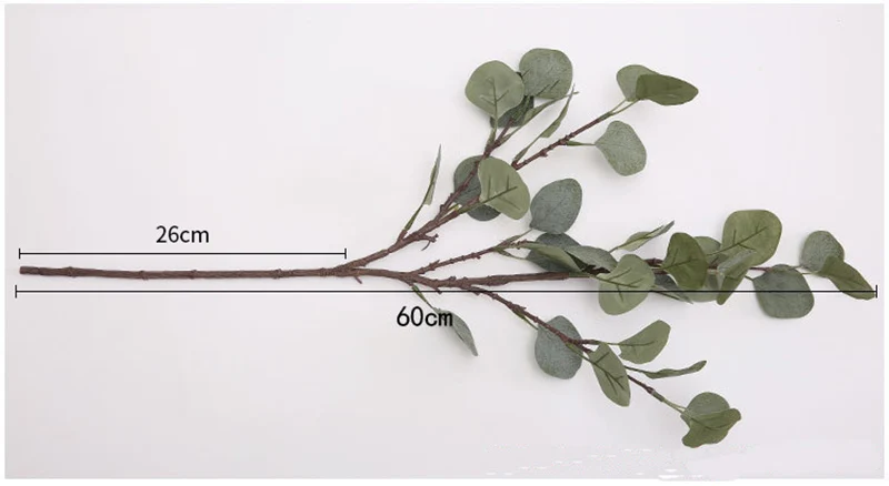 GXINUG 60 см искусственные зеленые горшечные растения Искусственный лист эвкалипта зелень жевательная резинка листья Листва цветок шелковые цветы скандинавский домашний декор