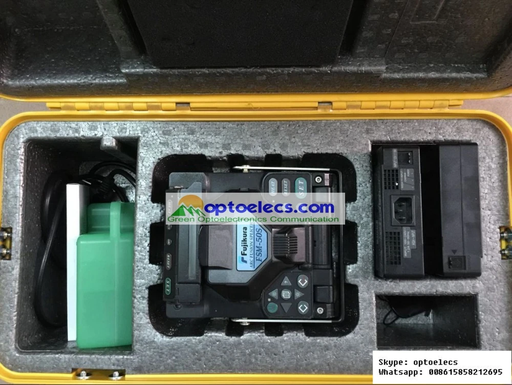 Бесплатная доставка FSM 50S/ 50S fusion splicer отремонтированный arc 25000 раз с CT 30A