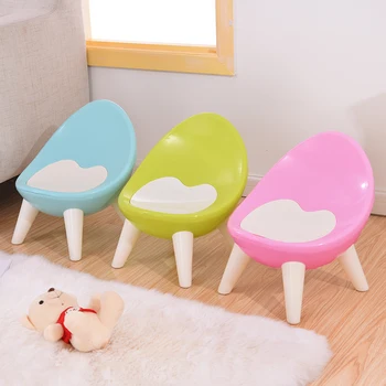 

Food-grade thick plastic environmentally friendly material Children's chair stool Infant chair Small stool Children's furniture