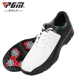 Pgm обувь для гольфа для мужчин спортивная дышащая обувь мужская спортивная обувь на шнуровке с шипами Нескользящие мужские тренировочные
