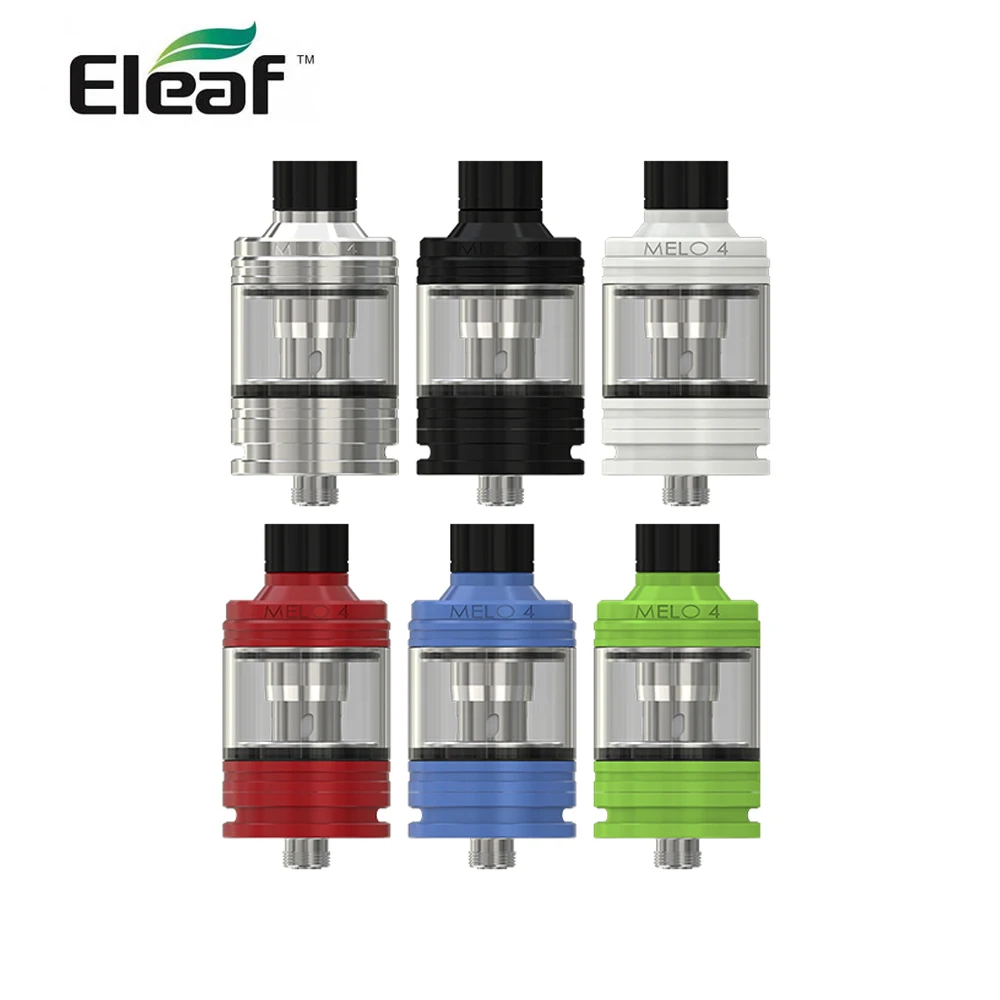 

Original Eleaf Melo 4 Atomizer 4.5ml D25 0.3ohm/0.5ohm EC2 Coil Head Fit Eleaf ikuun I200 kit Electronic cigarette atomizer tank