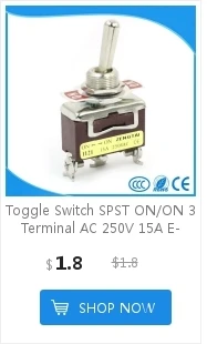 10 шт. Мини тумблер 3 Pin 3 положения мгновенный(вкл.)-ВЫКЛ.-(вкл.) SPDT 250V 3A