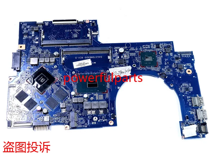 Бесплатная доставка для hp 17-w материнская плата 915550-601 DAG37DMBAD0 I7-7700HQ 1050TI 4GB хорошо