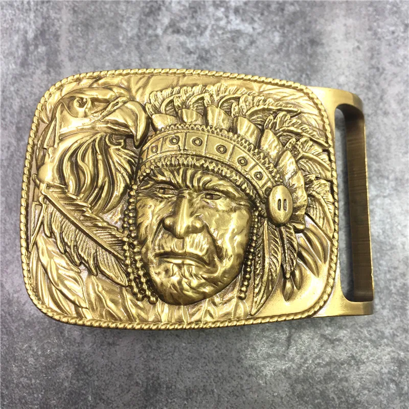 3D Chief Carved Belt Buckle (6)