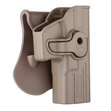 Amomax-funda táctica para WE Tokyo Marui KJW Glock 2019, accesorios de caza para pierna Airsoft, bronceado para diestros