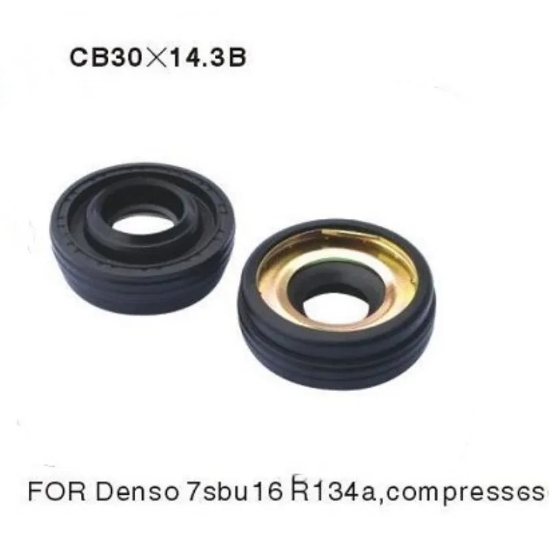 /Автомобильный Компрессор переменного тока Тип губ уплотнительное кольцо вала/для DENSO TY12/TV14 R134a, компрессор CB30x14.3B