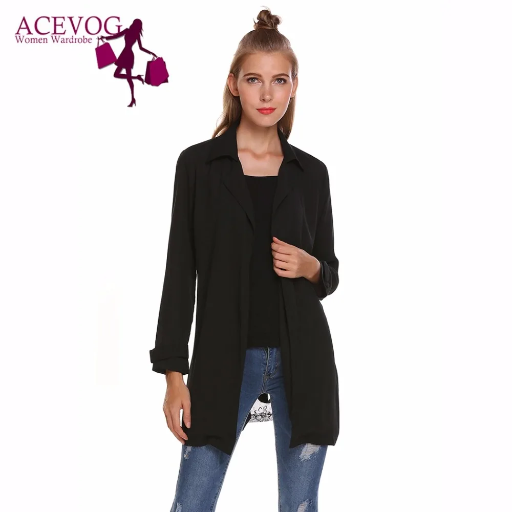 long sleeve chiffon cardigan