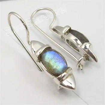 

0.9+ Silv AMETHYSTSS Dangle Earrings 2.7CM JEWELLERY Variation