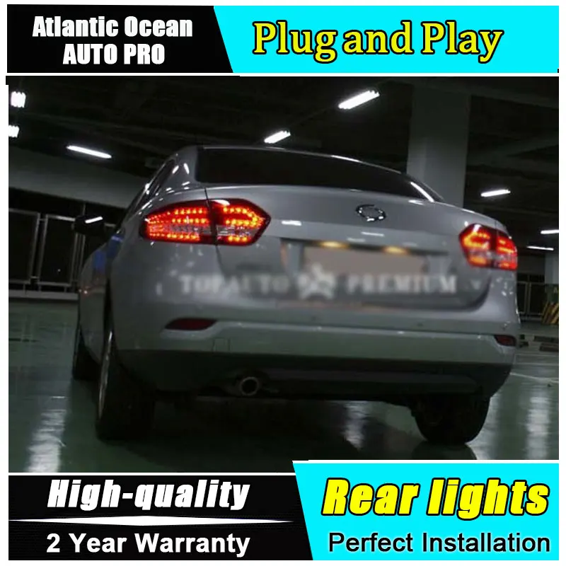 2011 2015 для Fluence светодиодный задние фонари задний фонарь Тюнинг автомобилей DRL +
