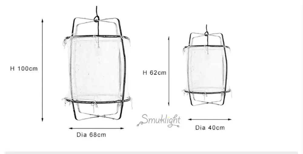 Скандинавские минималистичные подвесные светильники, осветительная льняная черная/белая бамбуковая Подвесная лампа для столовой, гостиной, спальни, Подвесная лампа