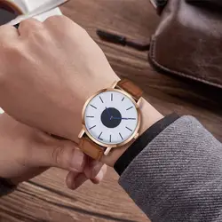 Для мужчин смотреть K088-M розового золота кварцевые часы Повседневное Новая мода