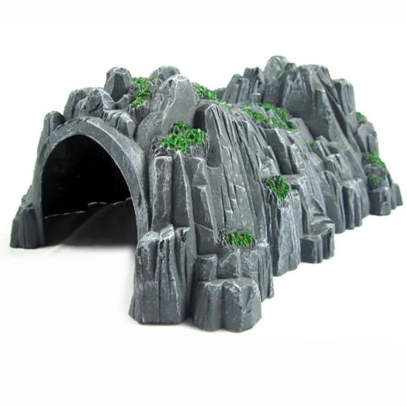 

new Model Simulation Accessories Scene Tunnel Cave Compatible with Wooden train track Brion