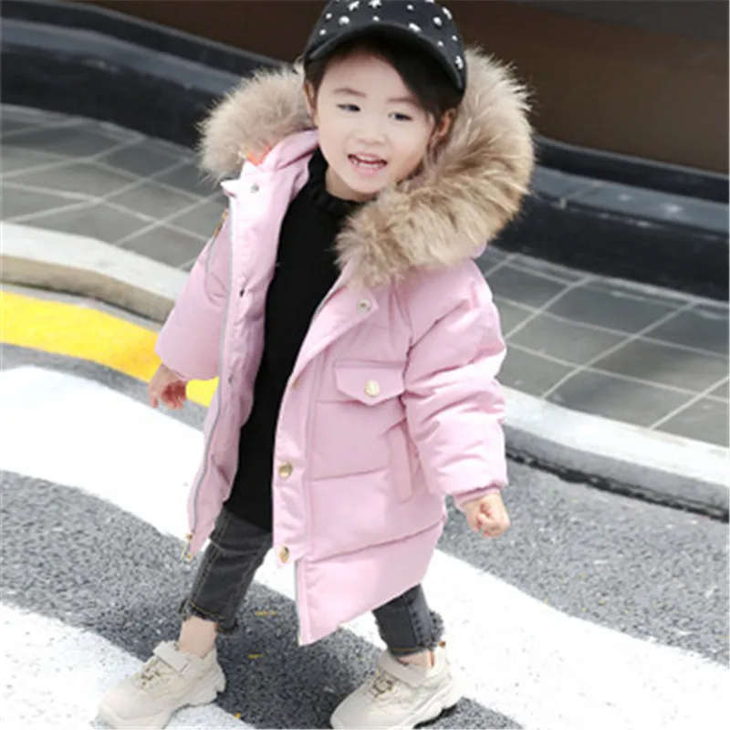 Scsech  Boys Girls Winter Coat Children Parkas Outerwear & Coats Pattern Warm Down Hooded Coat Boys Girls Clothes Jacket S8E05 (5)