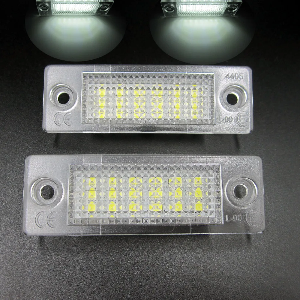 vw t5 number plate light