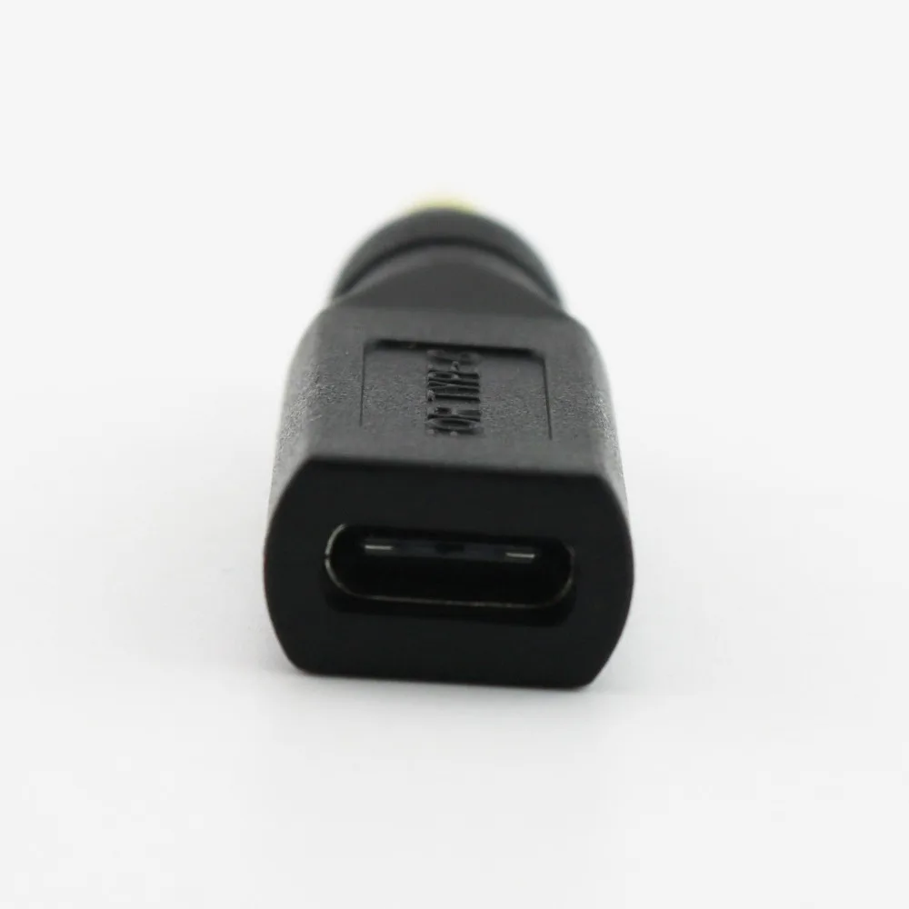 5x USB 3,1 Тип C гнездо для 5,5x2,1 мм штекер Адаптер питания постоянного тока Разъем Черный