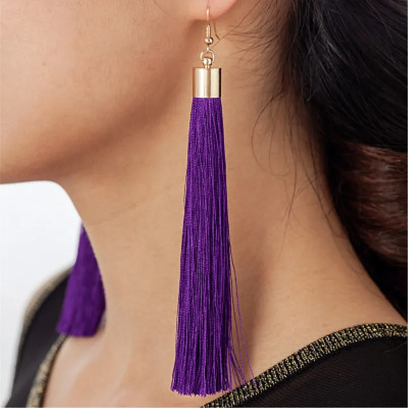 Vintage-Black-Long-Tassel-Earrings-for-Women-Fashion-Jewelry-Bijoux-Gold-Statement-Dangle-Drop-Earings-Za
